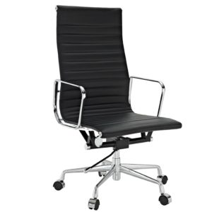 CE Office Chair - TY-202A - High Back - Black Leather